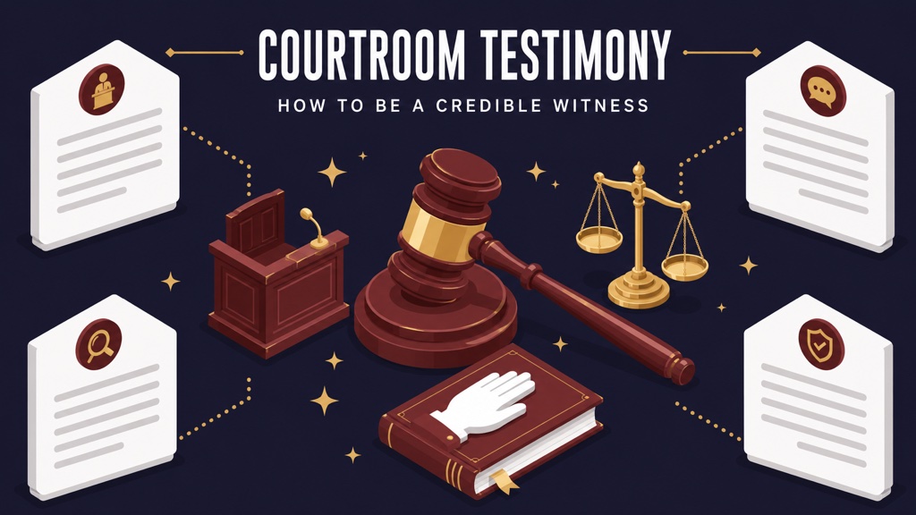 Your Courtroom Testimony: How to Be a Credible Witness
