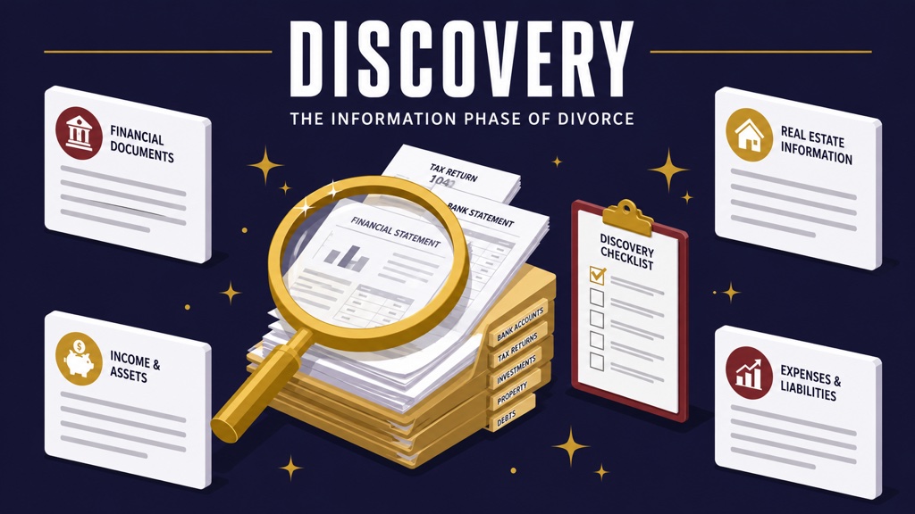 Divorce Discovery Explained: The Information Phase